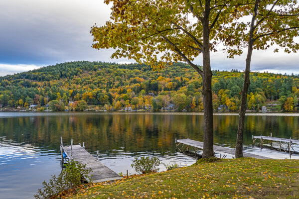 New Hampshire Autumn lake