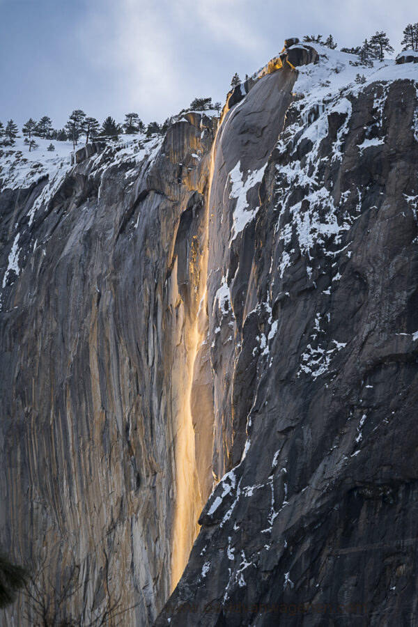 Firefall after winter storm