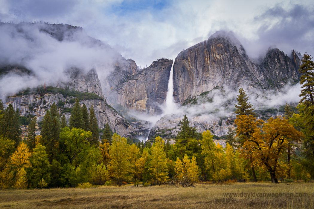 Yosemite Falls Clearing, Autumn Storm